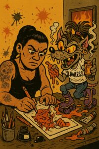 Creating Chaos into art with lawless 