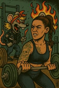 one bad maa and rage in gym