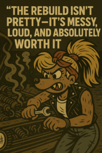 the rebuild isn't pretty