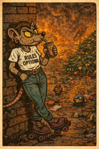 LAWLESS IN THE CHRISTMAS STORY 