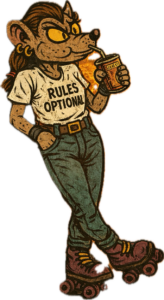 lawless patiently sipping her favorite water type 