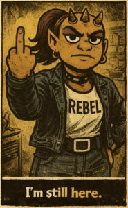 rebel says I'm still here and always will be 