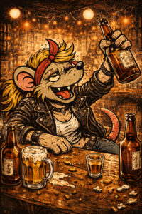 rage drunk on new years 