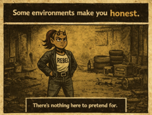 some environments make you honest 1