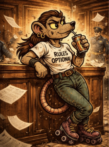 lawless in court unbothered and drunk