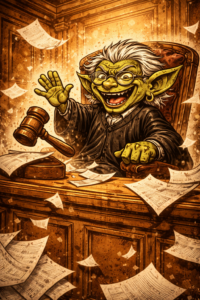 the judge dismissing the case 