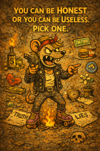 You Can Be Honest or You Can Be Useless. Pick One.