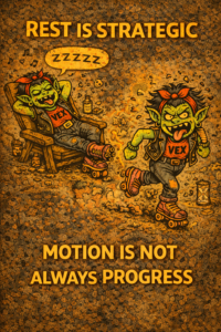 Rest Is Strategic. Motion Is Not Always Progress.