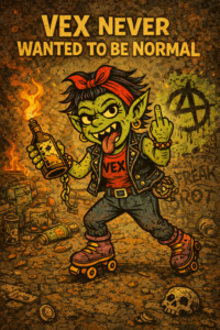 vex never wanted to be normal 